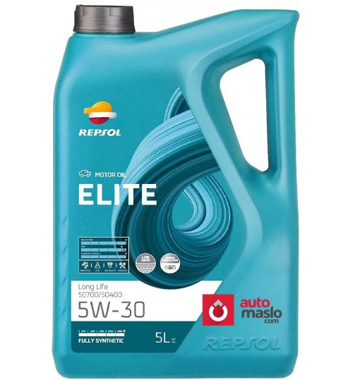 REPSOL ELITE LONG LIFE 50700/50400 5W30, 5л